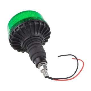 LED maják, 12-24V, 36xLED zelený, na skrutku, ECE R10