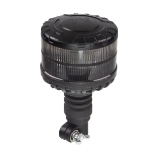 LED maják, 12-24V, 16xLED oranžový, na držiak, smoke, ECE R65