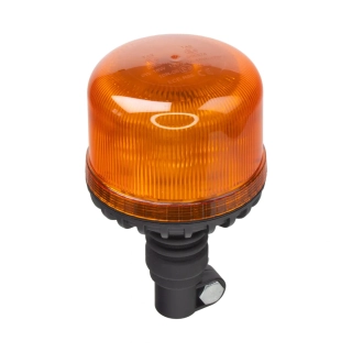 LED maják, 12-24V, 16x5W LED oranžový, na držiak, ECE R65