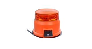 AKU LED maják, oranžový, diaľkové ovládanie, magnet, ECE