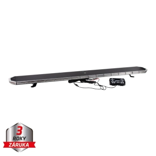 LED rampa 1400mm, oranžovo červeno/modrá+biela, 10-30V, ECE