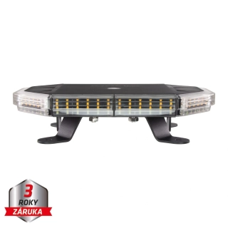 LED rampa 280mm, oranžovo biela, 10-30V, ECE R65