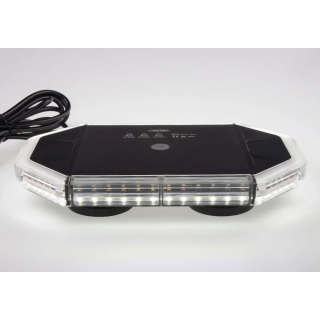 LED rampa 280mm, oranžovo biela, magnet 10-30V, ECE R65