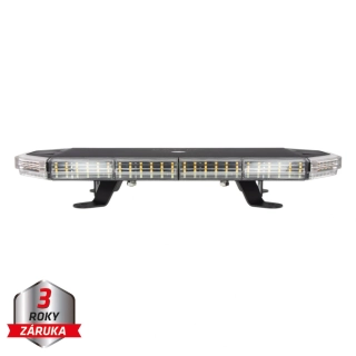 LED rampa 440mm, oranžovo biela, 10-30V, ECE R65