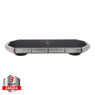 LED rampa 440mm, červeno/modro biela, magnet 10-30V, ECE R65