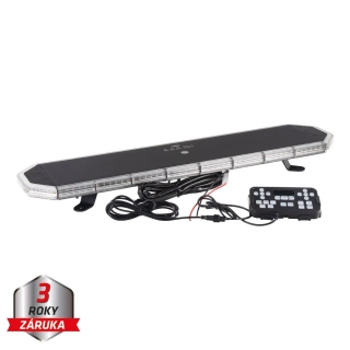 LED rampa 760mm, oranžová+biela, 12-30V, ECE R65