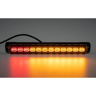 LED združená lampa zadná s výstražným oranžovým svetlom, 12-24V, ECE R65