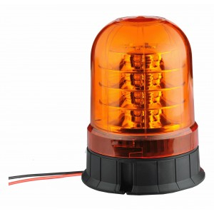 LED maják 24 LED R65 R10 3-bodové uchytenie L1409-ALR-2