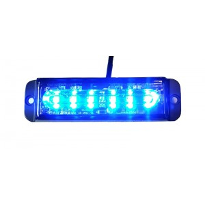 LED výstražné svietidlo 6 LED  ECE R10 R65 LW0035
