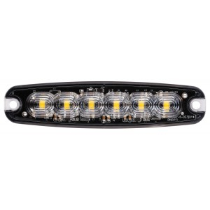 LED  výstražné svietidlo 6x LED slim LW0038-2