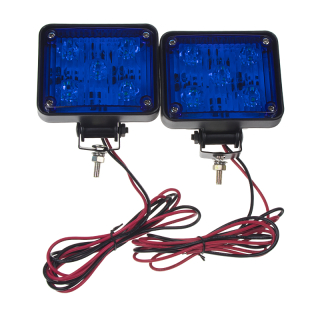 x PREDATOR LED vnútorné, 12V, 10x LED 1W, modré