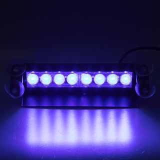 PREDATOR LED vnútorné, 8x3W, 12-24V, modré, 240mm