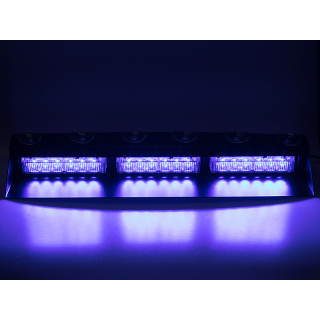 PREDATOR LED vnútorné, 18x3W, 12-24V, modré, 490mm, ECE R10