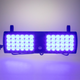 PREDATOR dual LED vnútorné, 48x1W, 12-24V, modré