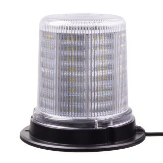 LED maják, 12-24V, 128x1,5W biely, pevná montáž, ECE R10